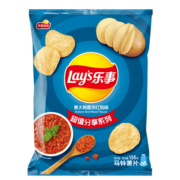 乐事（Lay's）薯片 休闲零食 意大利香浓红烩味 135克