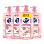 超能 洗洁精 1kg*4瓶 白桃清香