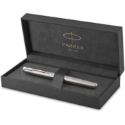 PARKER 派克 Sonnet 钢笔 不锈钢带钯装饰 中号笔尖 礼品盒装