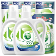威露士La有氧洗洗衣套装10斤（1L*2瓶+袋1L+装500ml*4）除菌除螨