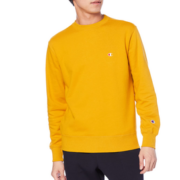 国内449元！Champion 冠军 男式经典刺绣小标纯色套头卫衣 C3-Q001  含税到手￥174.29