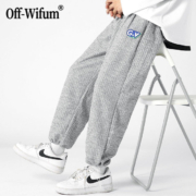 OFF-WIFUM卫裤春季男女同款九分裤