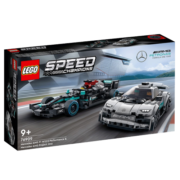 乐高（LEGO）超级赛车系列 儿童拼装积木玩具 生日礼物 梅德赛斯奔驰双车