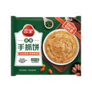 三全 葱香手抓饼 900克 10片装 儿童早餐速食面点烘焙培根火腿伴侣