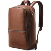 Samsonite 经典皮革修身背包