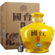 PLUS会员、需抢券：GUOTAI 国台 国礼 精装版 53%vol 酱香型白酒 2500ml 坛装