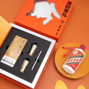京东百亿补贴：茅台 惠群贵礼 酱香型白酒 53度 礼盒装 200ml 礼盒（含银杯）