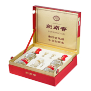 京东百亿补贴：剑南春 水晶剑 52%vol 浓香型白酒 500ml*2瓶 礼盒装