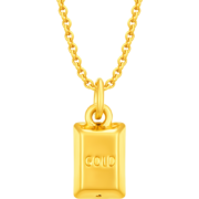 京东百亿补贴：CHOW TAI FOOK 周大福 GOLD好运足金吊坠 0.6g EOR462