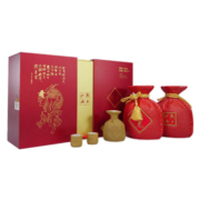 酒鬼 [官方旗舰店]酒鬼酒 红坛双支礼盒52度500ml*2瓶 馥郁香型白酒 送礼收藏