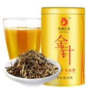 凤（feng） 凤牌红茶云南凤庆滇红茶特级金针金芽茶叶罐装大金针蜜香型60g