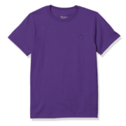 CHAMPION 冠军 男士棉质刺绣圆领套头短袖T恤T0223 Purple Pr M