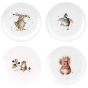Portmeirion 皇家伍斯特 Royal Worcester 陶瓷餐盘4件套