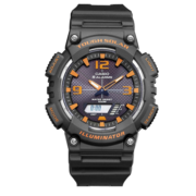 卡西欧（CASIO）手表 大众指针系列时尚太阳能防水夜光运动休闲男表 AQ-S810W-8A