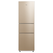 美的（Midea）213升三门三温区租房家用小冰箱三开门大容量中门软冷冻节能省电低音BCD-213TM(E)以旧换新