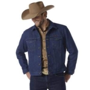 Wrangler 男士Cowboy Cut 经典美式牛仔夹克