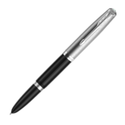 派克（PARKER） 卓尔51系列复古墨水笔 学生高端钢笔签字笔 商务送礼 51麦道鹰黑白夹墨水笔
