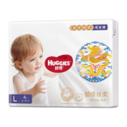 好奇  Huggies   皇家御裤拉拉裤  皇家铂金装  L4片  9-14kg