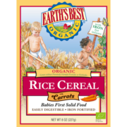爱思贝有机米粉婴儿果蔬 地球米粉 宝宝辅食米糊 胡萝卜大米粉 227g