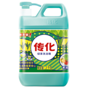 传化绿茶洗洁精4斤家庭装 家用厨房餐饮去油实惠装餐具净2kg装