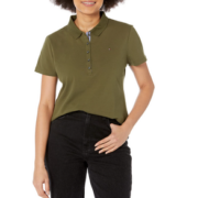 XS码！Tommy Hilfiger 汤米·希尔费格 女士经典弹力棉Polo衫  直邮含税到手￥192.76