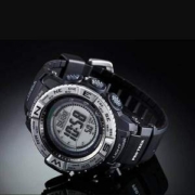 可收秋波，Casio 卡西欧 PRW-3500-1CR 太阳能三重感应6局电波登山表