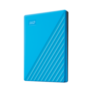 西部数据(WD) 5TB 移动硬盘 USB3.0 My Passport随行版 2.5英寸 蓝色 机械硬盘 便携存储 自动备份 兼容Mac