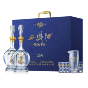 西凤酒 20年52度纯粮酒海窖龄凤香型年货送礼佳品 500ml*2瓶 高档礼盒