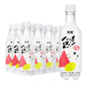 依能  百香果凤梨 苏打水 果味气泡水 鲜汽饮料 樱花草莓450ml*12 瓶 西瓜青提味