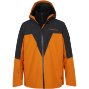 Jack Wolfskin狼爪冲锋衣男秋冬新品40周年雷电系列保暖抓绒三合一5025851 5025851-2205/琥珀橙 L 180/100A