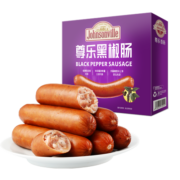 尊乐黑椒肠520g  早餐肠 西餐食材 烧烤肠 火锅食材 肉肠 香肠