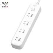 一体铜带！aigo 爱国者 AC0401 插排 4位总控全长1.8米