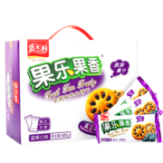 嘉士利 零食果乐果香草莓味 蓝莓味餐果酱夹心饼干送礼团购年货礼盒 果乐果香 草莓味 680g