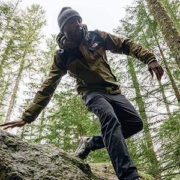 THE NORTH FACE 北面 Antora 男士防水连帽冲锋衣 NF0A7QEY