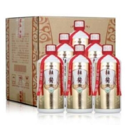 杜酱 珍品 53度香柔酱香型白酒 500ml*6瓶整箱装 3个手提袋