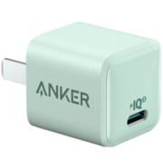 Anker安克 苹果充电器Nano PD快充20W充电头兼容18W iPhone14/13/12/11/XS PRO MAX/华为/小米闪充插头 【苹果同芯单头】20WPD快充-绿