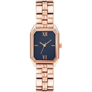 ANNE KLEIN 女士日式石英腕表玫瑰金色AK/3774NVRG