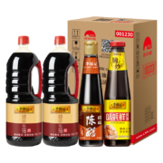 PLUS会员：LEE KUM KEE 李锦记 酱油醋蚝油 锦珍生抽*2+醇酿陈醋+味蚝鲜