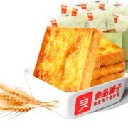 良品铺子 岩焗乳酪吐司  手撕奶香面包饼干蛋糕吐司办公室小吃500g