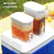 Plus会员：富光 清夏冰箱冷水壶大容量装水壶饮料桶3.8L