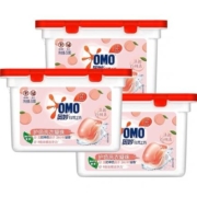 概率券、88VIP：OMO 奥妙 自然工坊白桃护色洗衣凝珠400G*3盒