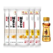 金龙鱼 鲜蛋和面 鲜鸡蛋麦芯挂面120g*5包 赠芝麻香油70mL