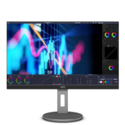 AOC 27英寸 2K高清 75Hz IPS HDR Type-C接口90W TUV爱眼认证 双向旋转升降 内置音箱 电脑显示器 Q27N3C