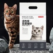 强效除臭！某东京造 活性炭豆腐猫砂 2.6kg*4袋
