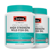 PLUS会员：Swisse 斯维诗 无腥味高浓度野生鱼油 1500mg*1瓶