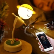 茜维尔稻草人感应小夜灯 豪华蓝牙音箱版