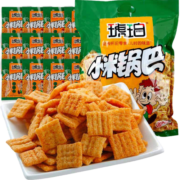 琥珀 小米锅巴450g 牛肉味零食老式怀旧经典膨化食品休闲粗粮脆锅巴