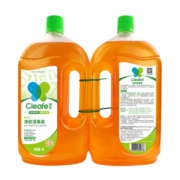 净安（Cleafe）季铵盐消毒液 家用 杀菌 室内1L*2瓶家用杀菌率99.999%消毒水家用 杀菌消毒
