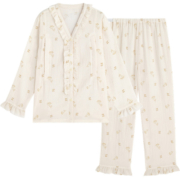 棉纱月子服春秋纯棉产后孕妇喂奶纱布家居服哺乳睡衣夏季薄款女