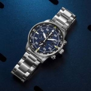 Citizen 西铁城 CA0690-88L 男士三眼计时光动能腕表